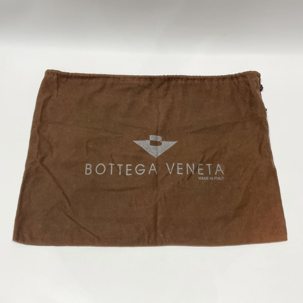 BOTTEGAVENETA(ボッテガヴェネタ) 巾着 大きめ ポーチ サイド 編み込み デザイン ヴィンテージ ショルダーバッグ スエード レディース【中古B】20240630