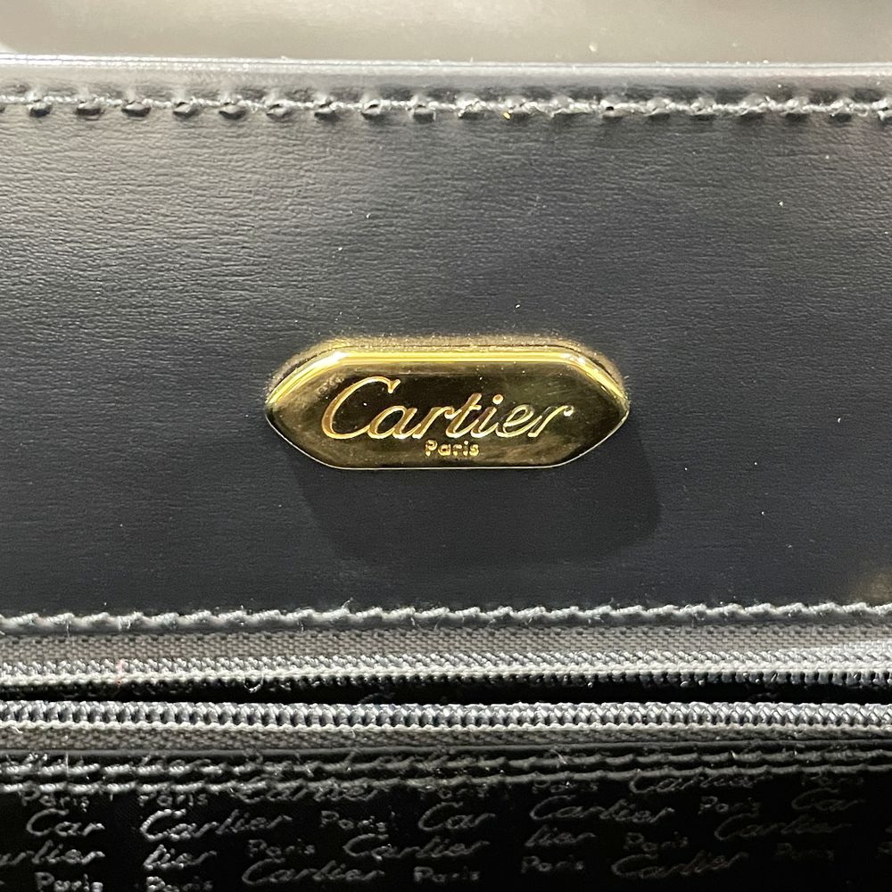 CARTIER(カルティエ) サファイアライン G金具 トートバッグ レザー レディース【中古A】20240622