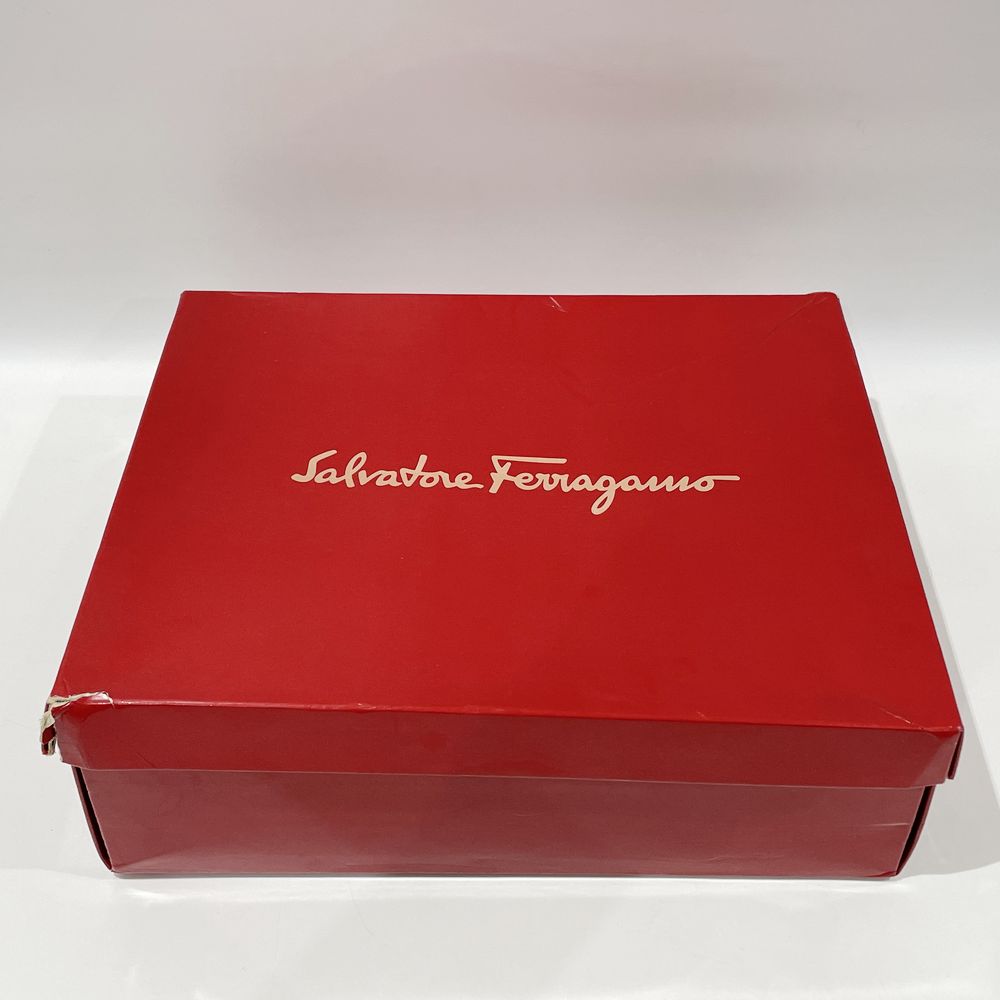 Salvatore Ferragamo(サルヴァトーレフェラガモ) ヴァラ リボン スクエア 斜め掛け AQ215231 ショルダーバッグ コットンリネン レディース【中古AB】20240622