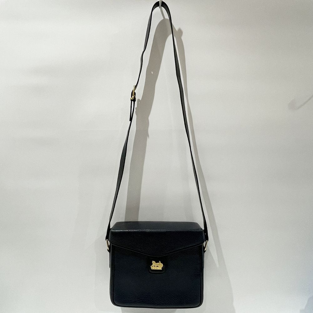 中古B/標準】CELINE セリーヌ 馬車金具 ボックス型 バイカラー 斜め掛け ヴィンテージ レディース ショルダーバッグ20476155