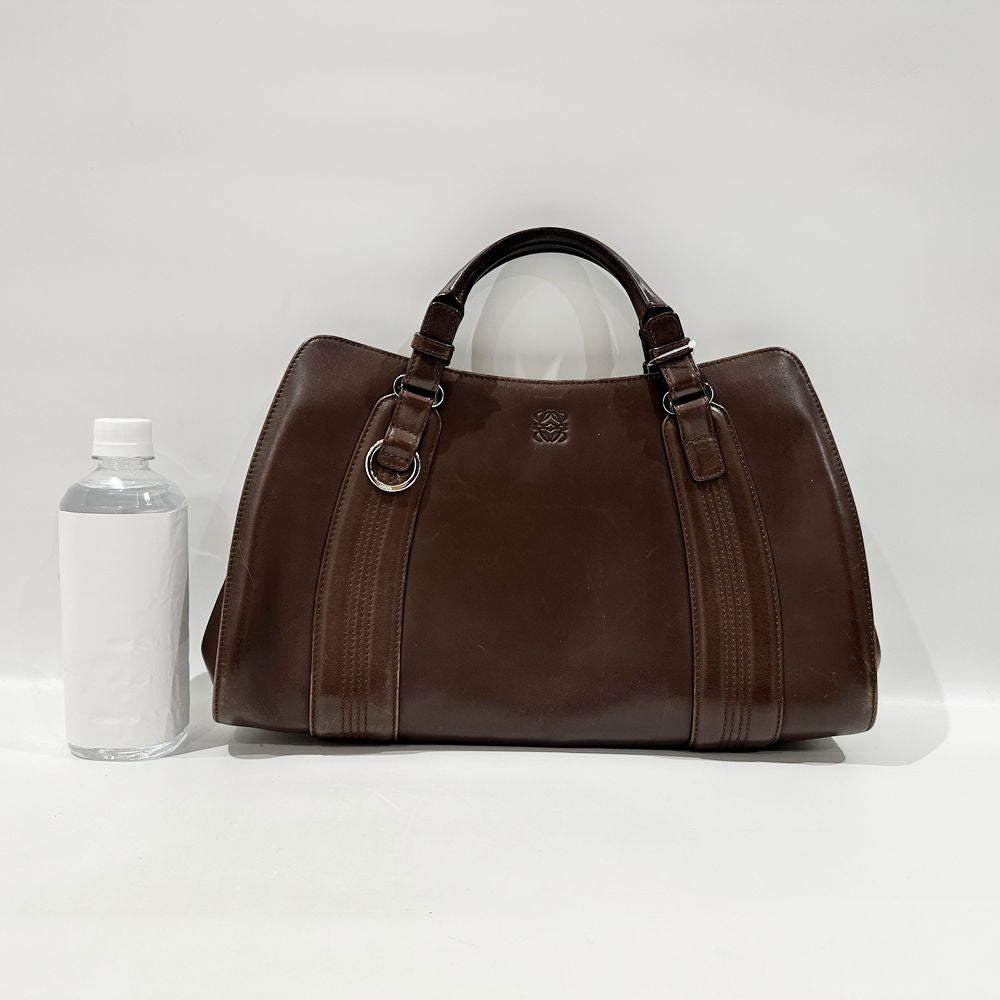 LOEWE(ロエベ) カモッシオ アナグラム ヴィンテージ ハンドバッグ レザー レディース【中古B】20240622