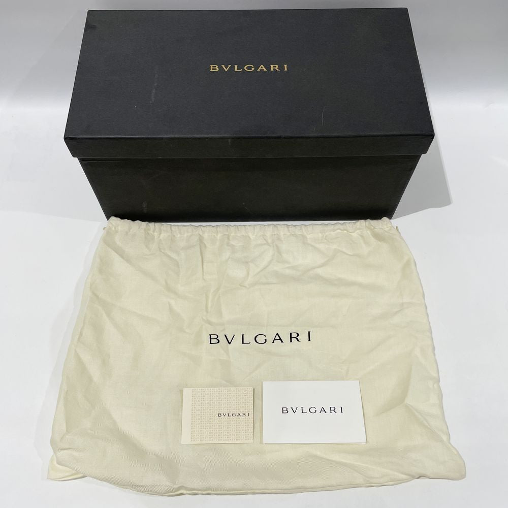 BVLGARI(ブルガリ) ビーゼロワン B-ZERO1 ロゴマニア 筒形 ドラム ショルダーバッグ デニム/レザー レディース【中古AB】20231223