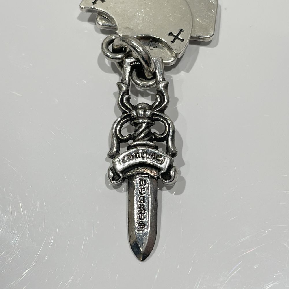 中古B/標準】CHROME HEARTS クロムハーツ 3TRINKETS オールド スリートリンケッツ ダガー クロス アンカー シルバー925  メンズ ペンダントトップ シルバー20476536-77