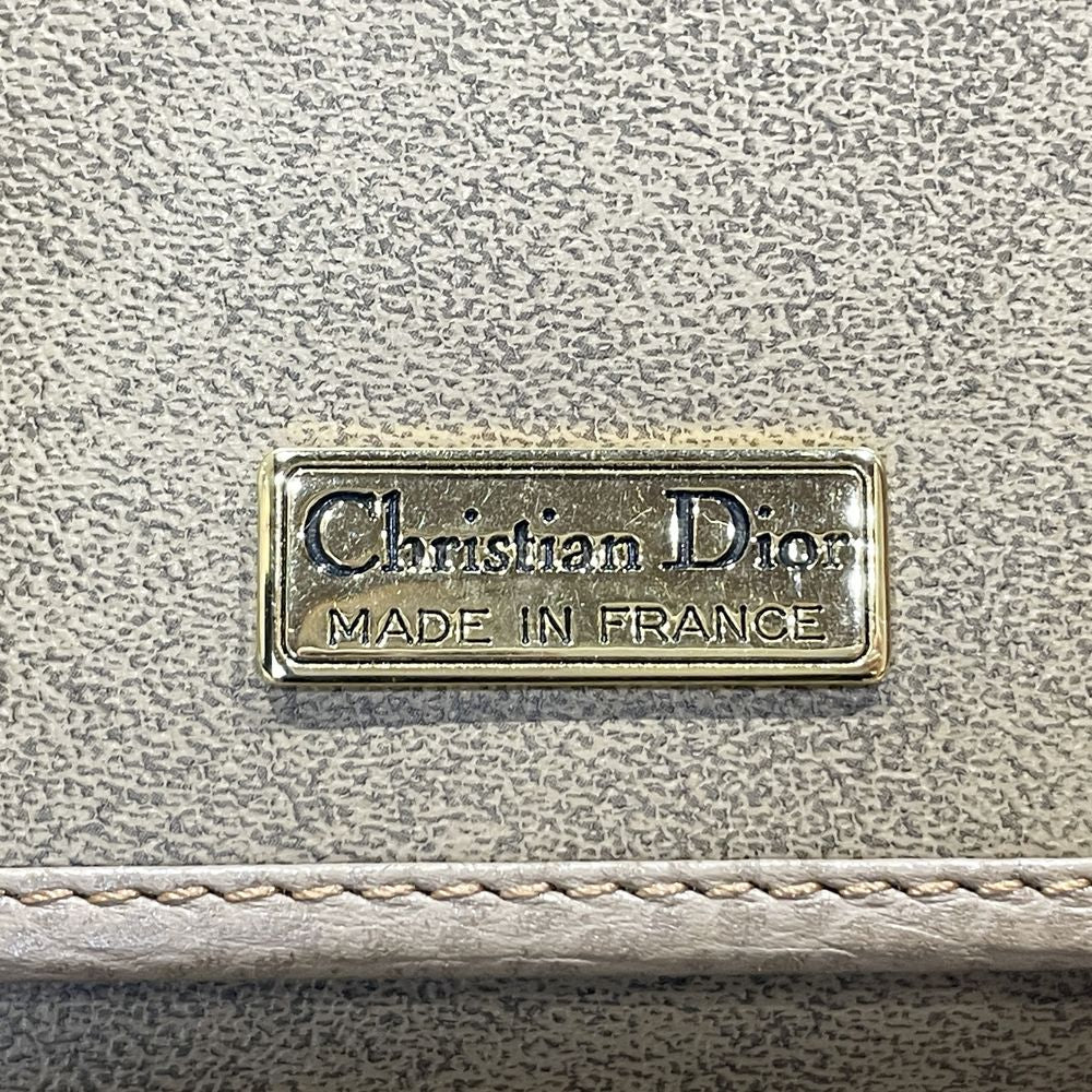 Christian Dior(クリスチャンディオール) CDロゴ プレート ヴィンテージ 斜め掛け ショルダーバッグ レザー レディース【中古AB】20240629