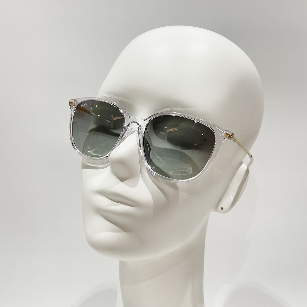 中古AB/使用感小】Ray-Ban レイバン パントス ウェリントン トランスペアレント シースルー ユニセックス サングラス RB4348D  クリア20477169