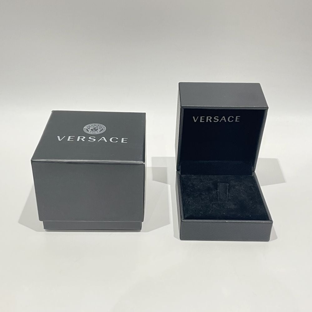 VERSACE(ヴェルサーチ) メデューサ グレカ ブラックコーティング 21 20.5号 リング・指輪 メタル メンズ【中古AB】20240705