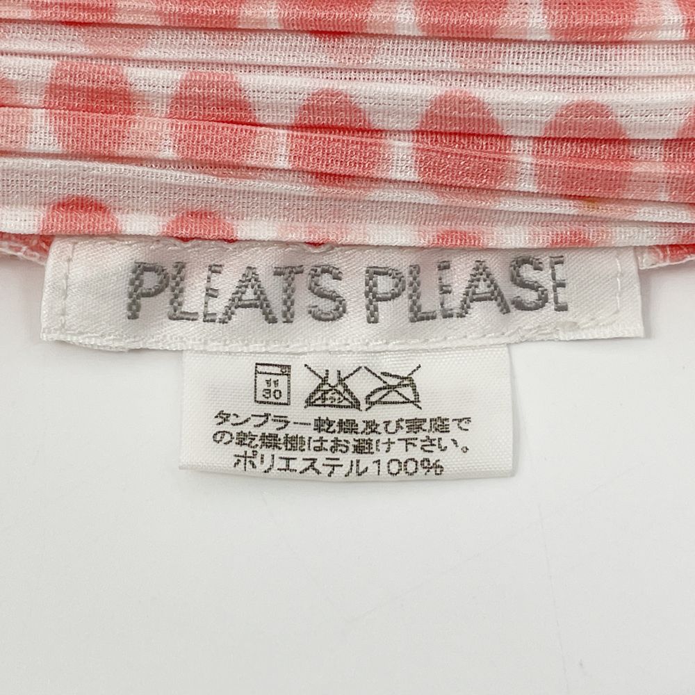 PLEATS PLEASE(プリーツプリーズ) イッセイミヤケ プリーツ加工 ドット サイズ4 PP12-JJ512 半袖シャツ ポリエステル レディース【中古AB】20240630