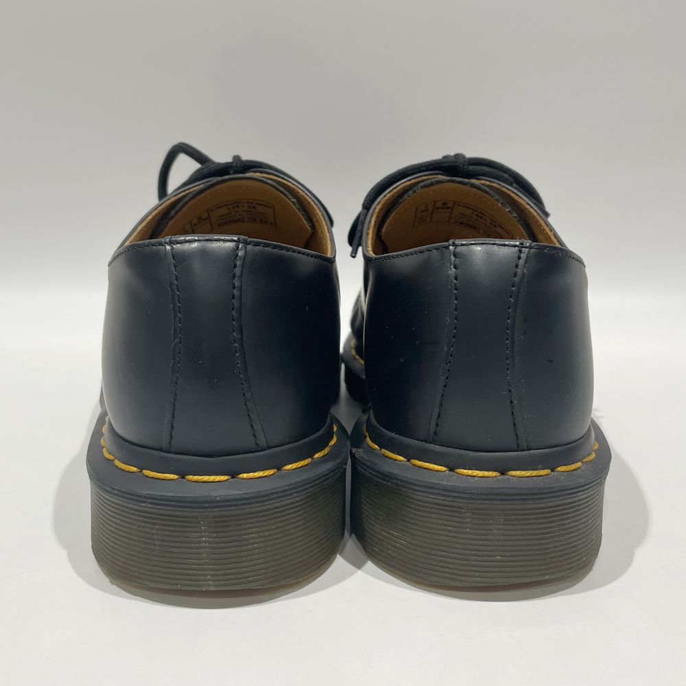 中古B/標準】Dr.Martens ドクターマーチン 1461 59 3ホール イエローステッチ UK7 メンズ ローファー ブラック20477196