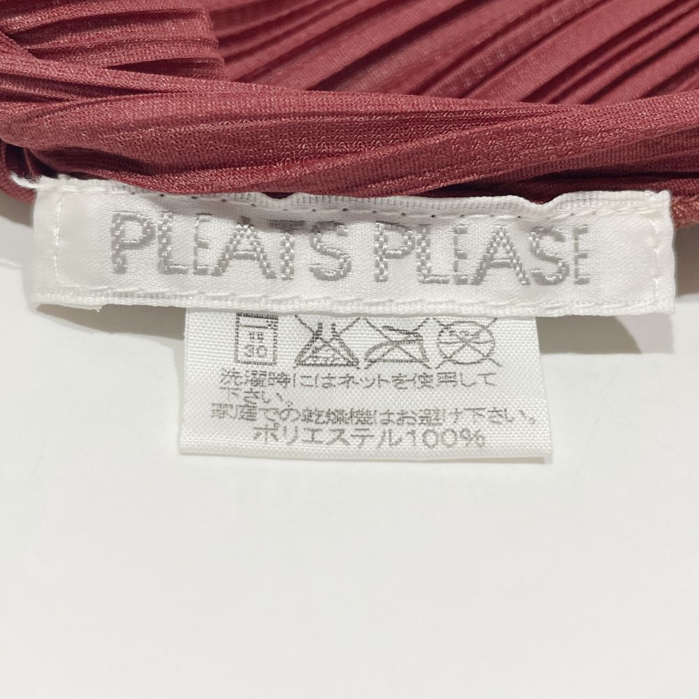 PLEATS PLEASE(プリーツプリーズ) イッセイミヤケ プリーツ加工 ハイネック 長袖 サイズ3 PP33-JK182 カットソー ポリエステル レディース【中古B】20240705