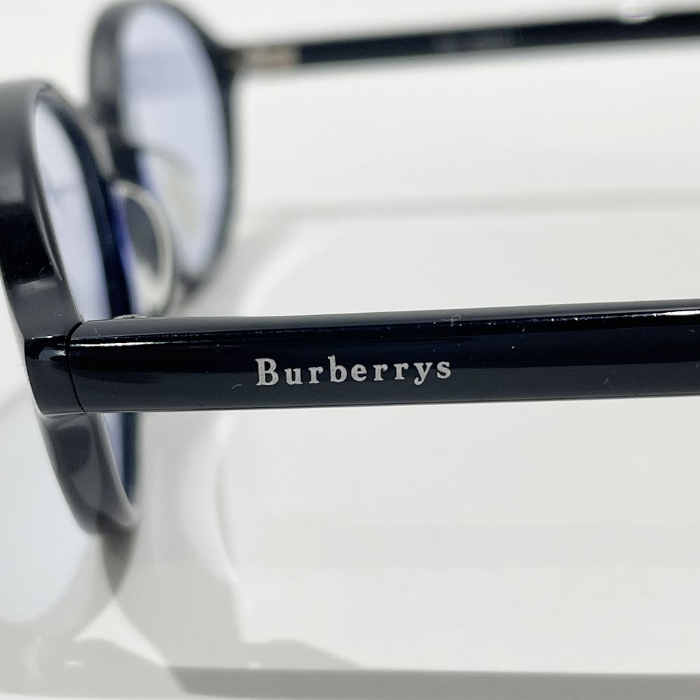 BURBERRY(バーバリー) オーバル 黒ぶち Bb-6601 ヴィンテージ サングラス アセテート/ ユニセックス【中古AB】20240630