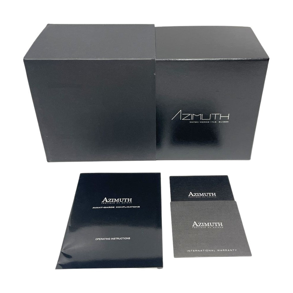 AZIMUTH(アジムート) キングカジノ 腕時計 ステンレススチール/レザー メンズ【中古AB】