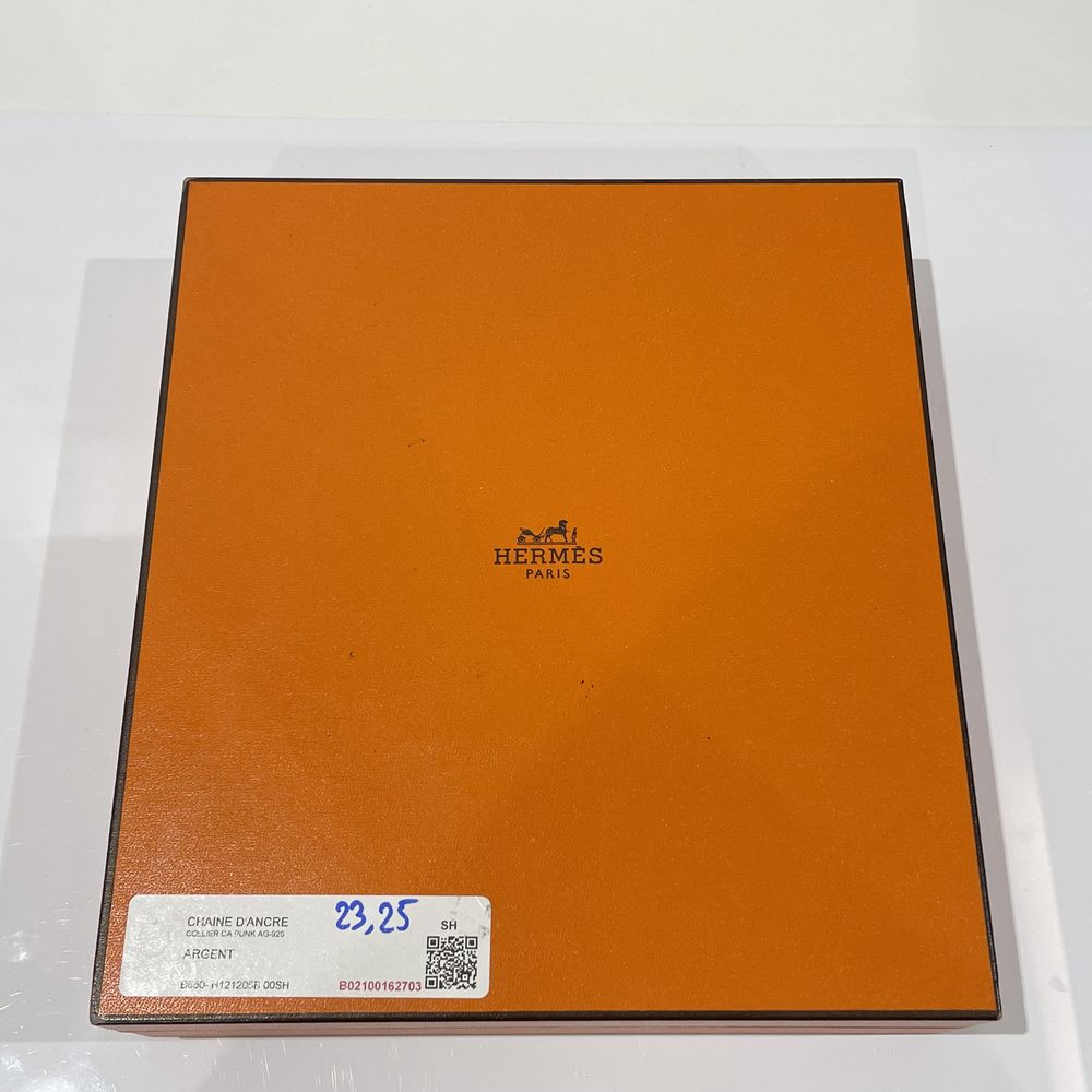 HERMES(エルメス) シェーヌダンクル パンク STサイズ H121205B ST ネックレス シルバー925 ユニセックス【中古AB】20240704