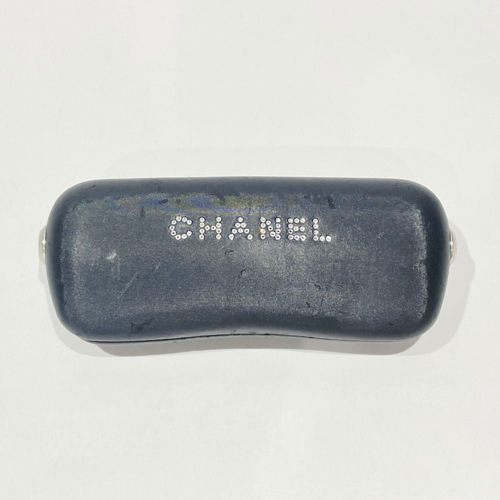 CHANEL(シャネル) リムレス スクエア ラインストーン ロゴ バネ蝶番 5393-A サングラス プラスチック/メタル ユニセックス【中古A】