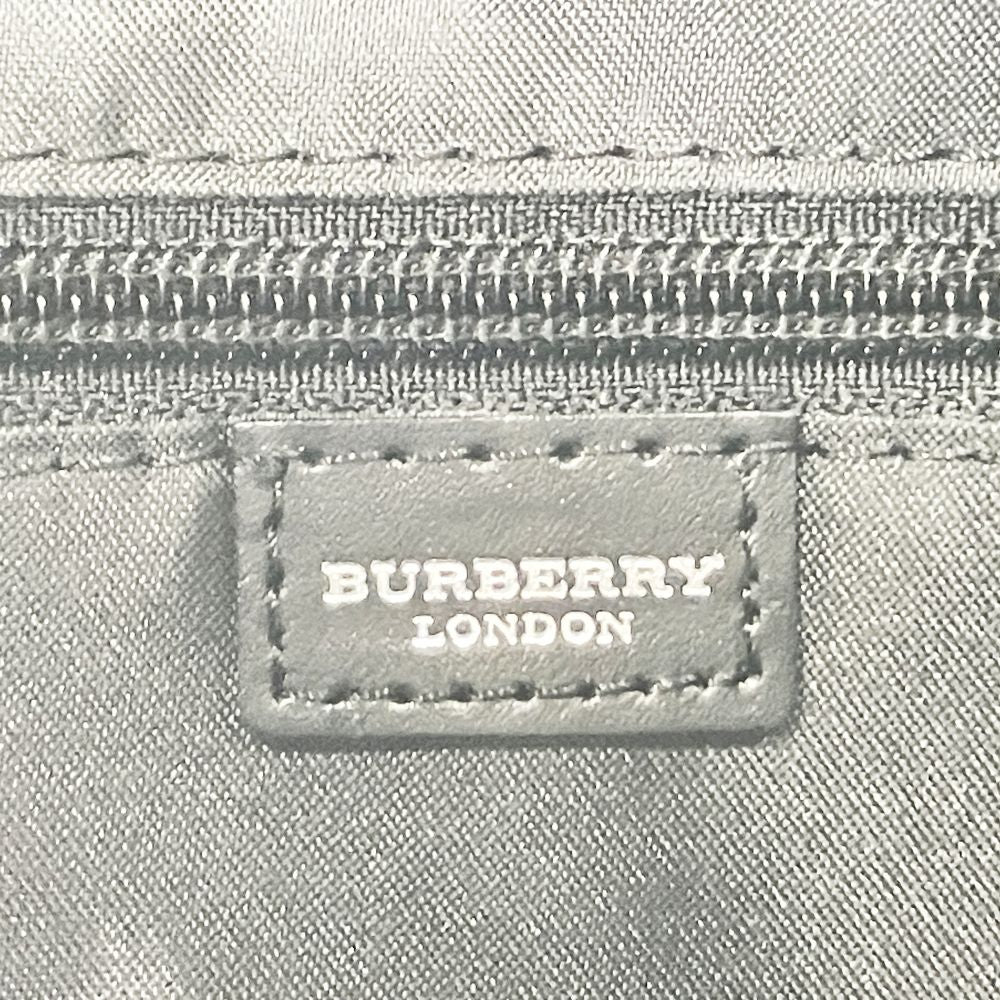 BURBERRY(バーバリー) ロンドン 一部チェック 斜め掛け ショルダーバッグ ナイロン/レザー ユニセックス【中古AB】20240707