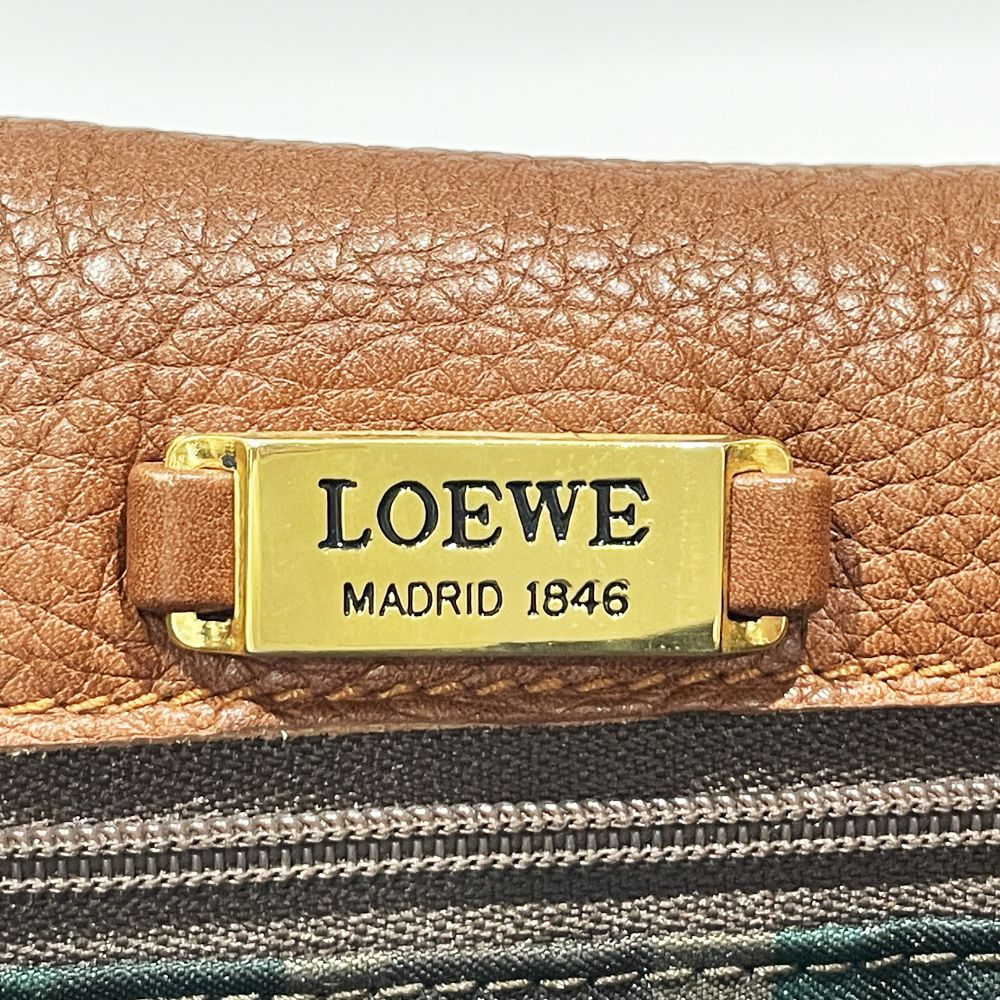 LOEWE(ロエベ) アナグラム ヴィンテージ 斜め掛け ショルダーバッグ レザー レディース【中古B】20240707