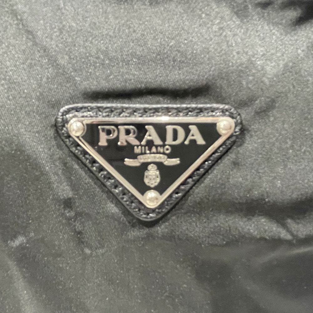 PRADA(プラダ) ロゴ テスート エコバッグ 折り畳み MV633 トートバッグ レザー/ナイロン ユニセックス【中古AB】20240707