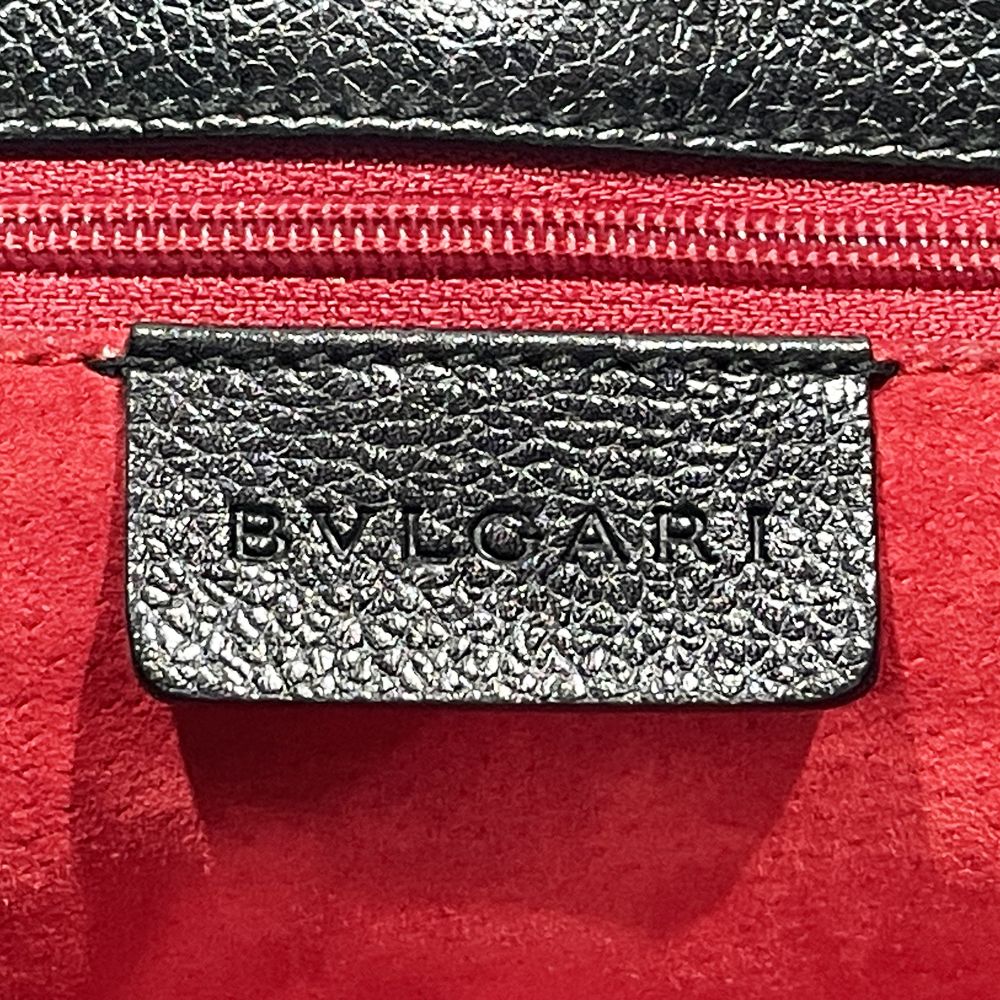 BVLGARI(ブルガリ) ロゴ ワンショルダー ショルダーバッグ レザー レディース【中古B】20240707