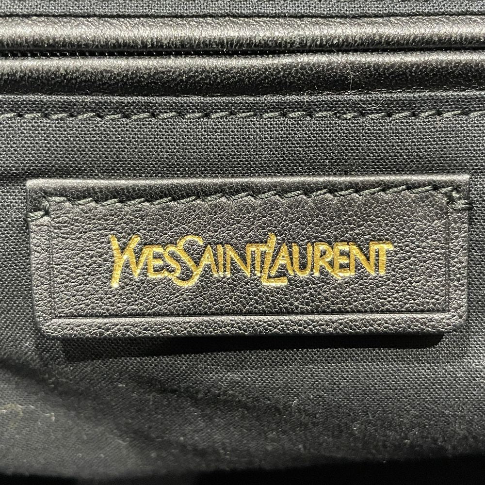 YVES SAINT LAURENT(イヴ・サンローラン) イージー 編み込み 208314 ボストンバッグ エナメル/ナイロン レディース【中古B】20240706