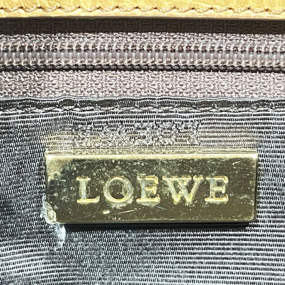 LOEWE(ロエベ) ロゴ 型押し ヴィンテージ トートバッグ レザー レディース【中古B】20240707