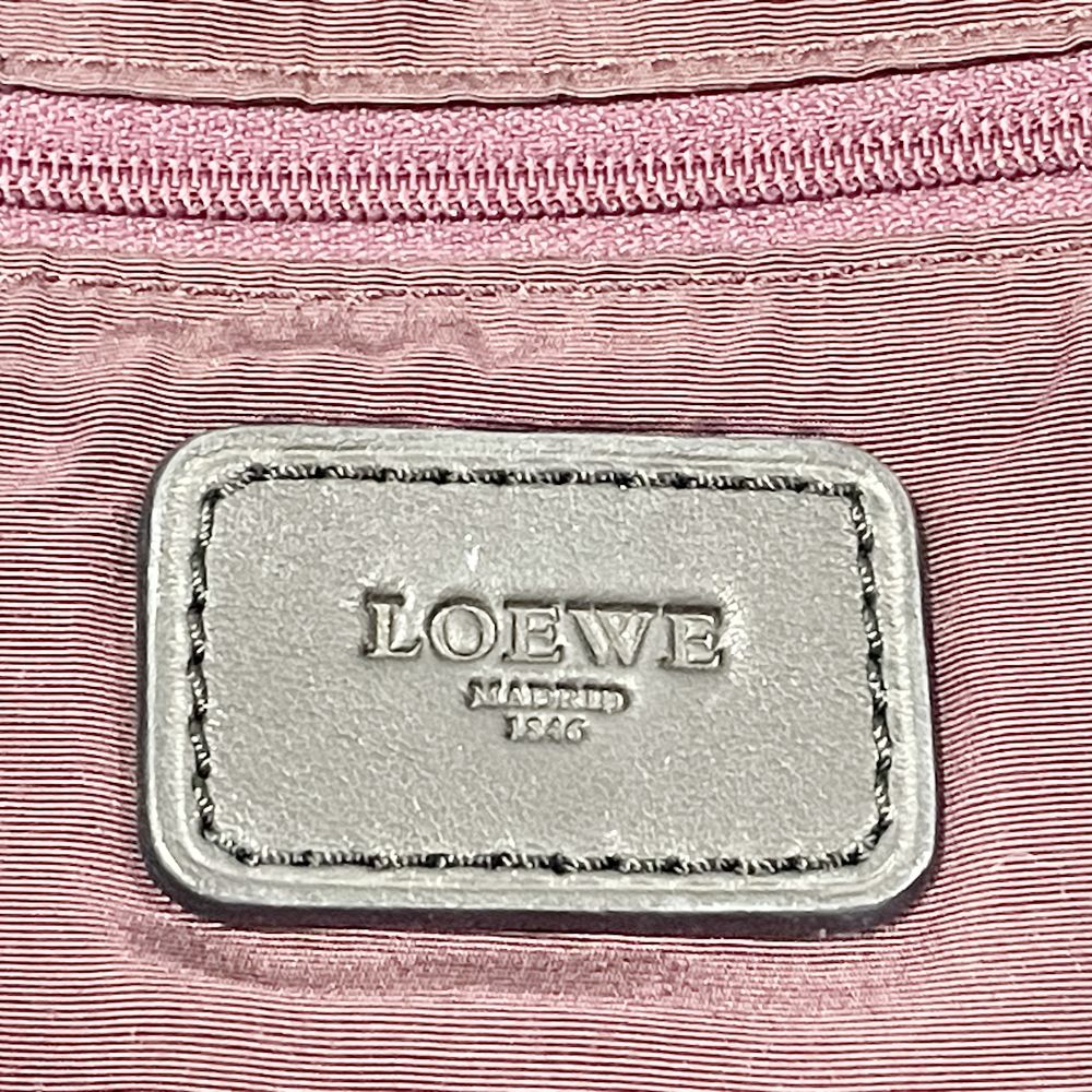 LOEWE(ロエベ) アマソナ36 アナグラム ハンドバッグ キャンバス/レザー レディース【中古B】20240707