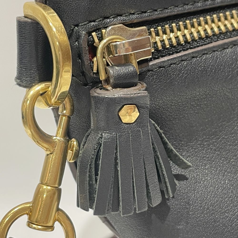 Anya Hindmarch(アニヤ・ハインドマーチ) トップハンドル フリンジ 2WAY ミニ ショルダーバッグ レザー レディース【中古AB】20240707