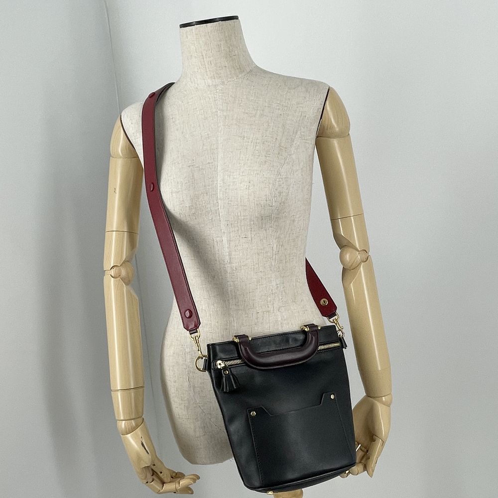 Anya Hindmarch(アニヤ・ハインドマーチ) トップハンドル フリンジ 2WAY ミニ ショルダーバッグ レザー レディース【中古AB】20240707