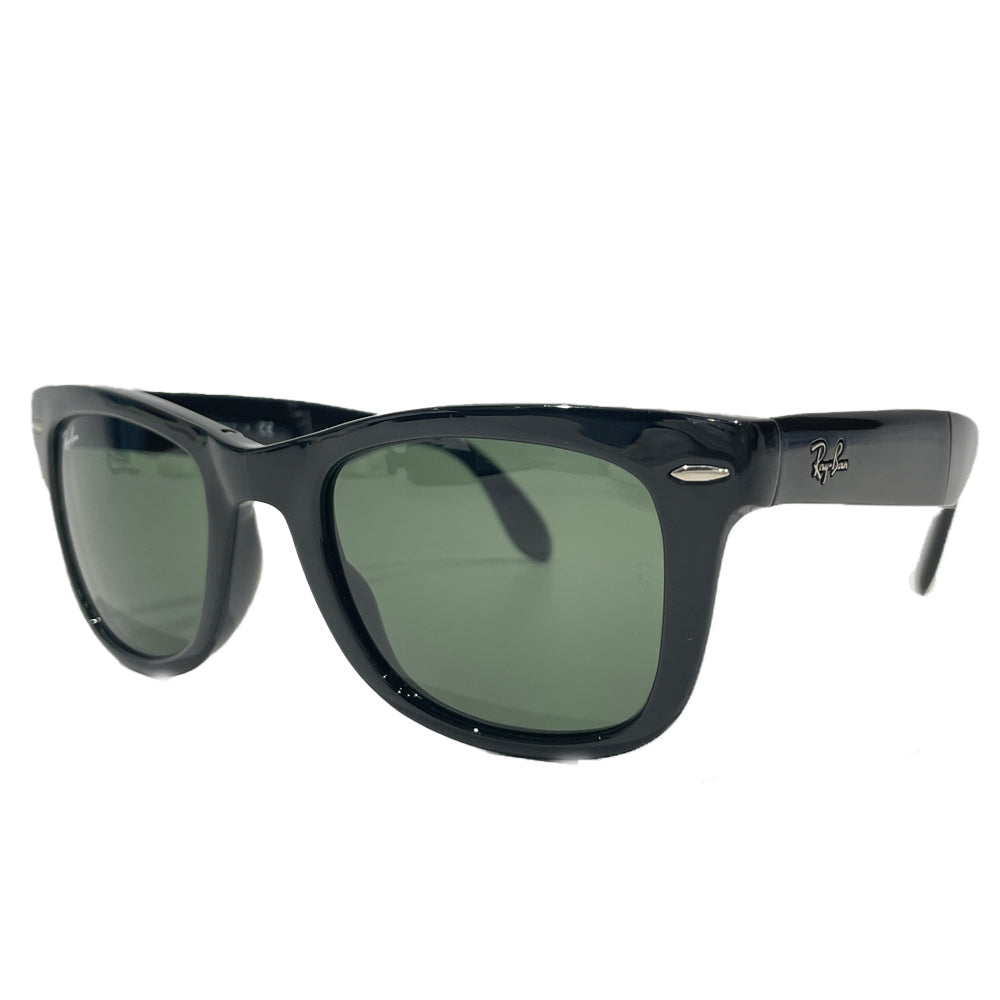 Ray-Ban(レイバン) FOLDING WAYFARER ホールディング 折り畳み デミ柄 フォ RB4106 サングラス 樹脂系/ ユニセックス【中古A】