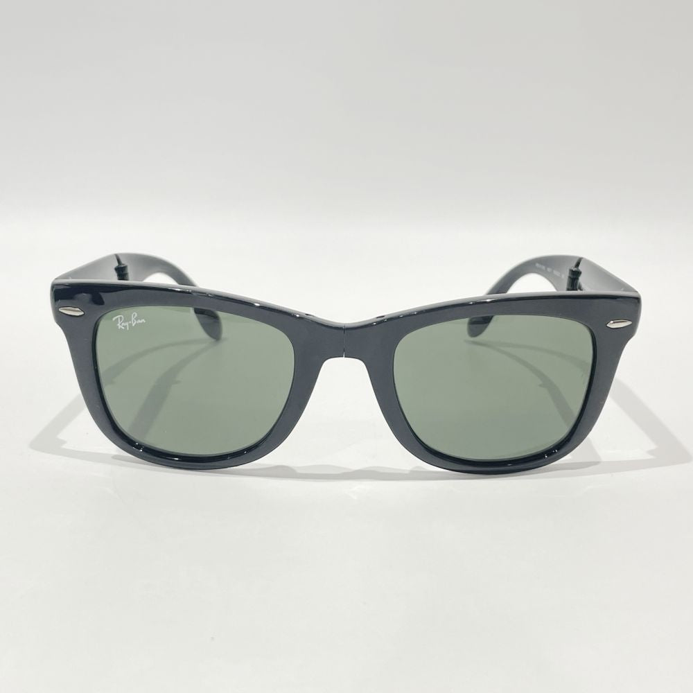 Ray-Ban(レイバン) FOLDING WAYFARER ホールディング 折り畳み デミ柄 フォ RB4106 サングラス 樹脂系/ ユニセックス【中古A】