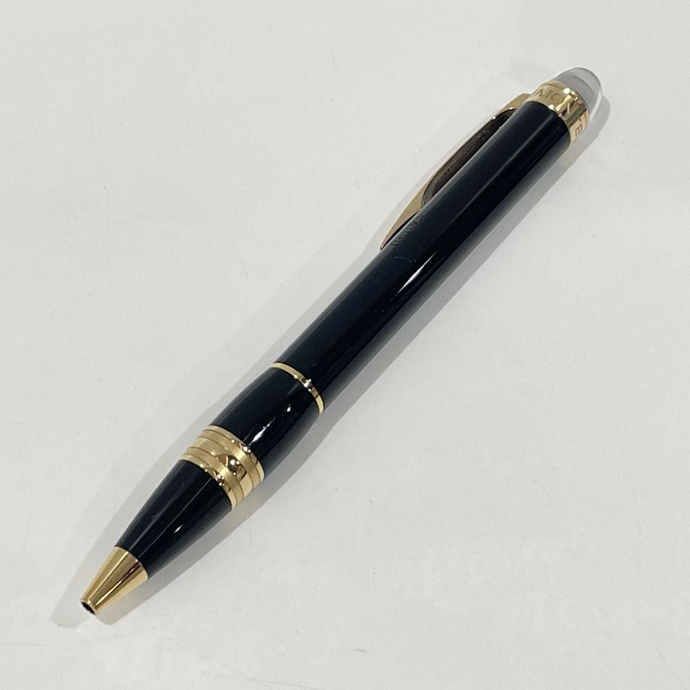 中古A/美品】MONTBLANC モンブラン ボールペン レッドゴールド RG ツイスト式 ネーム入 ユニセックス ボールペン U0105653  ブラック20478635