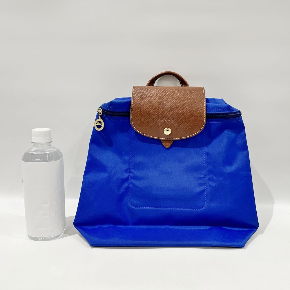 Longchamp(ロンシャン) ル・プリアージュ 折りたたみ リュック・デイパック ナイロン/レザー レディース【中古B】20240706