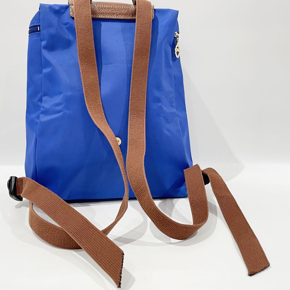 Longchamp(ロンシャン) ル・プリアージュ 折りたたみ リュック・デイパック ナイロン/レザー レディース【中古B】20240706