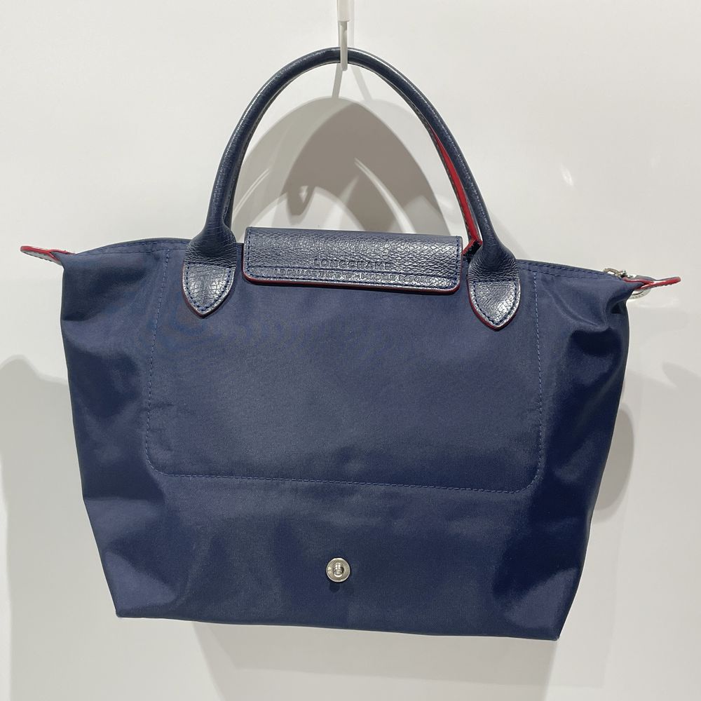 Longchamp(ロンシャン) プリアージュ Sサイズ 折りたたみ トートバッグ ナイロン/レザー レディース【中古AB】20240707