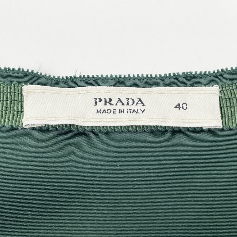 PRADA(プラダ) サイズ40 フレア 膝上丈 スカート シルク/ポリエステル レディース【中古A】20240721