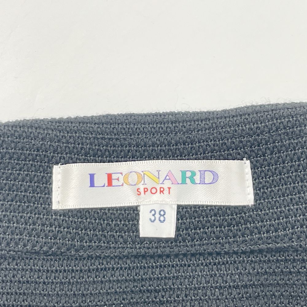 LEONARD(レオナール) SPORT サイズ36 ニット 羽織 テーラードジャケット レーヨン/コットン レディース【中古A】20240819