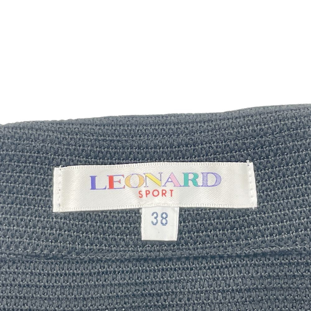 LEONARD(レオナール) SPORT サイズ36 ニット 羽織 テーラードジャケット レーヨン/コットン レディース【中古A】20240819