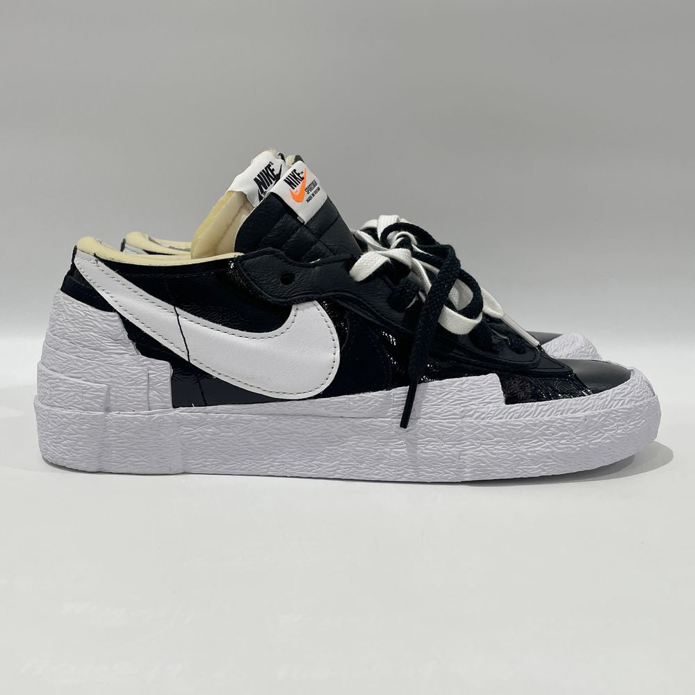 NIKE(ナイキ) ×sacai サカイ JP26cm BLAZER LOW ブレーザー パテント ローカット DM6443-003 スニーカー レザー/ゴム ユニセックス【中古A】20240721