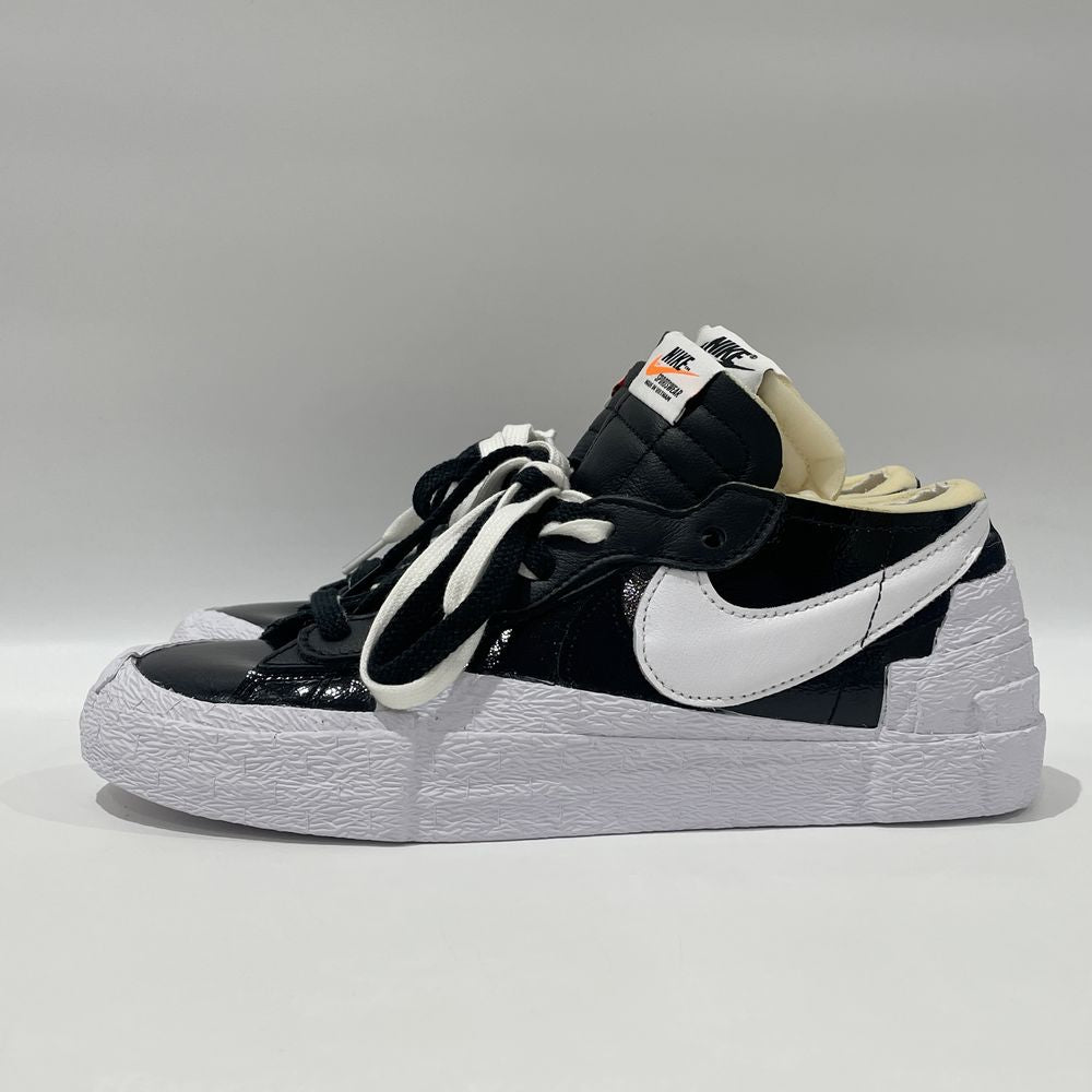 NIKE(ナイキ) ×sacai サカイ JP26cm BLAZER LOW ブレーザー パテント ローカット DM6443-003 スニーカー レザー/ゴム ユニセックス【中古A】20240721