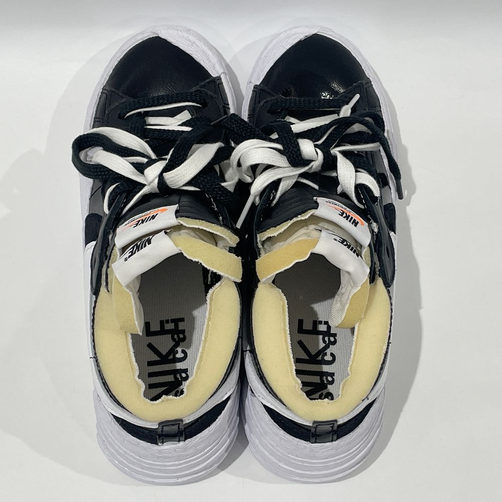 NIKE(ナイキ) ×sacai サカイ JP26cm BLAZER LOW ブレーザー パテント ローカット DM6443-003 スニーカー レザー/ゴム ユニセックス【中古A】20240721