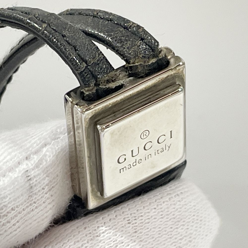 GUCCI(グッチ) ロゴ 巾着 マルチケース ヴィンテージ 014 1137 ポーチ ナイロン/レザー レディース【中古B】20240706