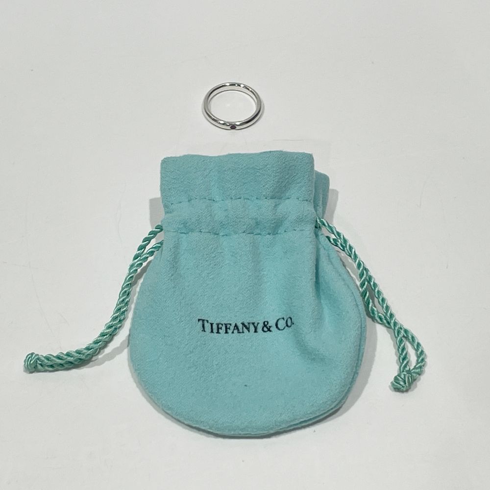 TIFFANY&Co.(ティファニー) スタッキングバンド ルビー 9号 リング・指輪 シルバー925 レディース【中古】20240716