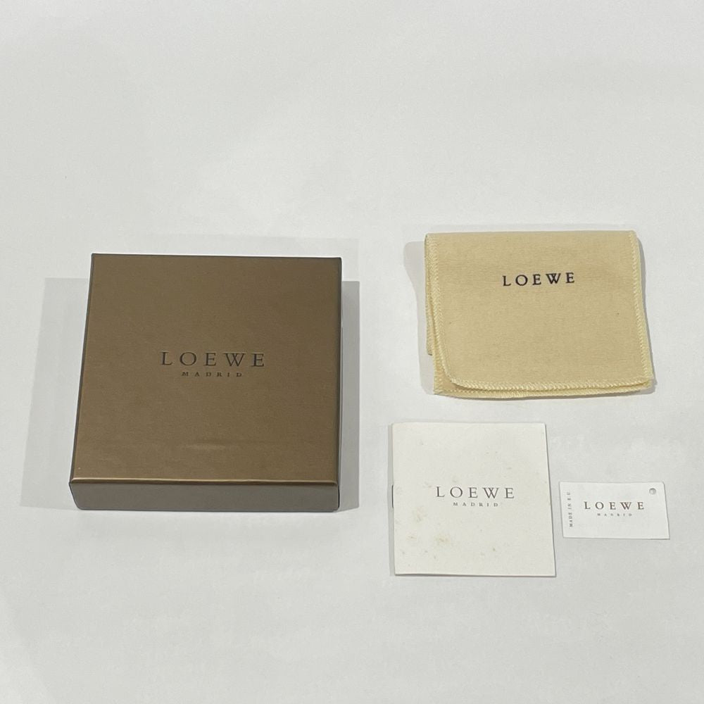 LOEWE(ロエベ) ロゴ 丸型 ラウンド 小銭入れ ヴィンテージ コインケース レザー/スエード レディース【中古AB】20240712