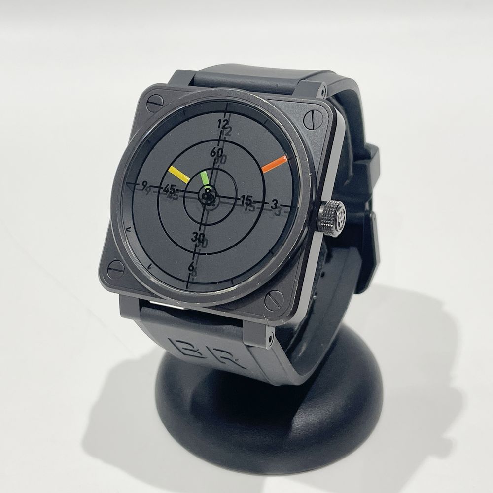 Bell＆Ross(ベル＆ロス) レーダー リミテッドエディション 500本限定 BR01-92RADAR-R 腕時計 ステンレススチール/ラバー 【中古】20241104