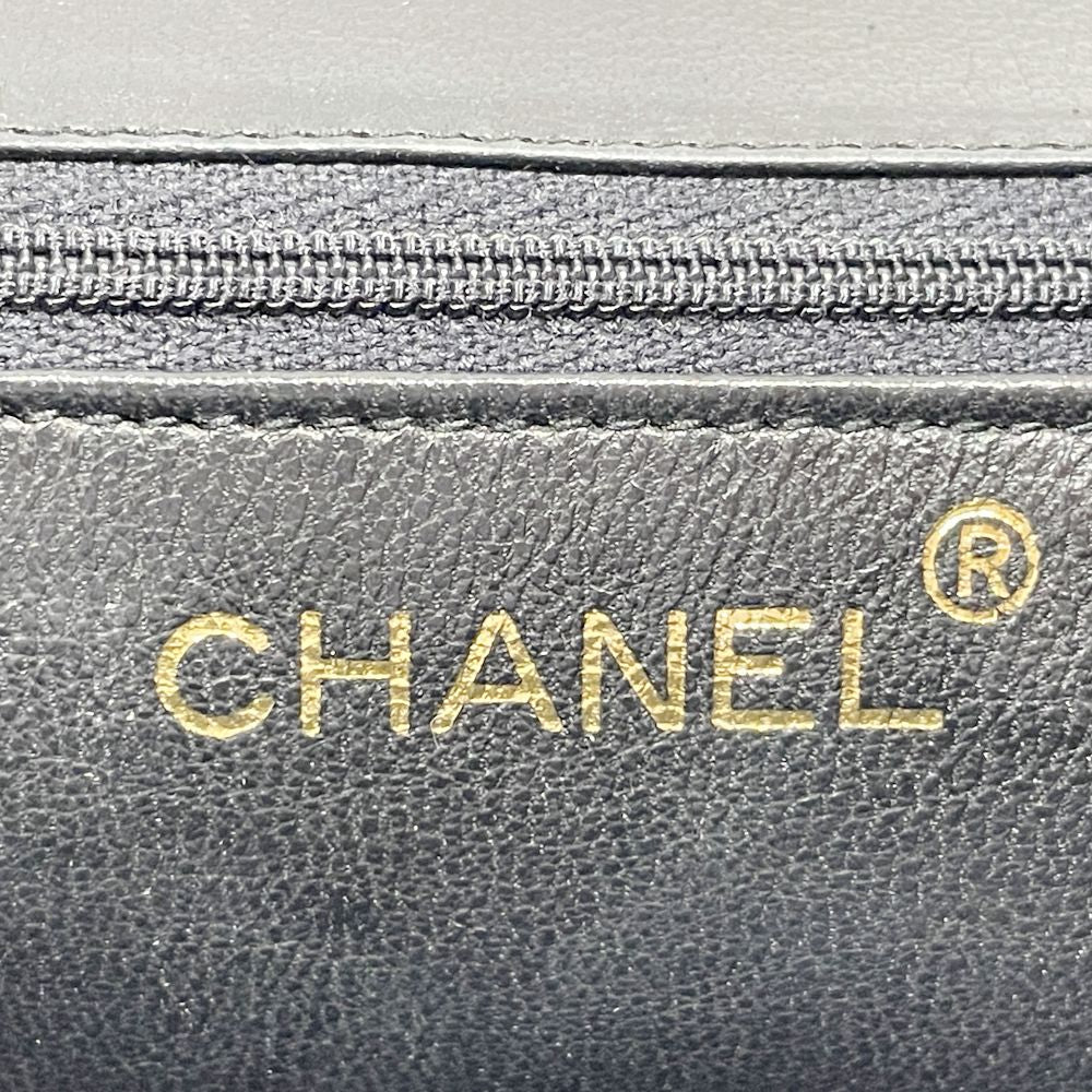 CHANEL(シャネル) ヴィンテージ マトラッセ ココマーク スクエア型 ショルダーバッグ ラムスキン レディース【中古B】20240710