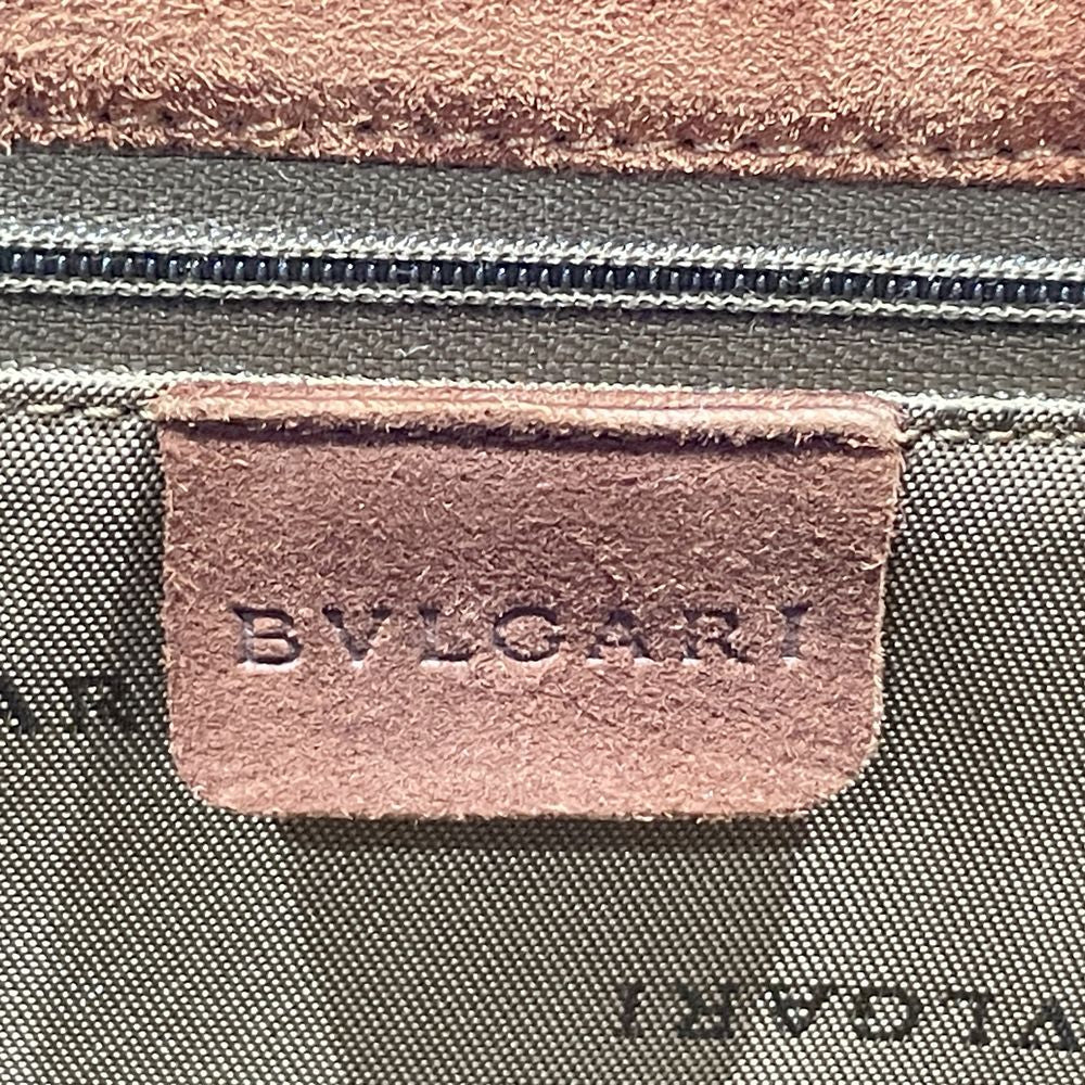 BVLGARI(ブルガリ) ブルガリブルガリ ターンロック 2WAY ハンドバッグ スエード/レザー レディース【中古B】20240713