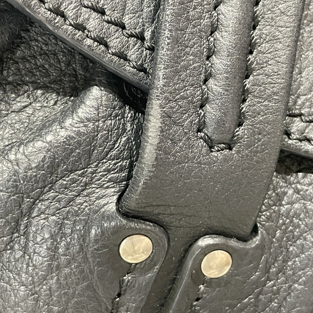 CELINE(セリーヌ) ロゴ ステッチ ハンドバッグ レザー レディース【中古AB】20240713