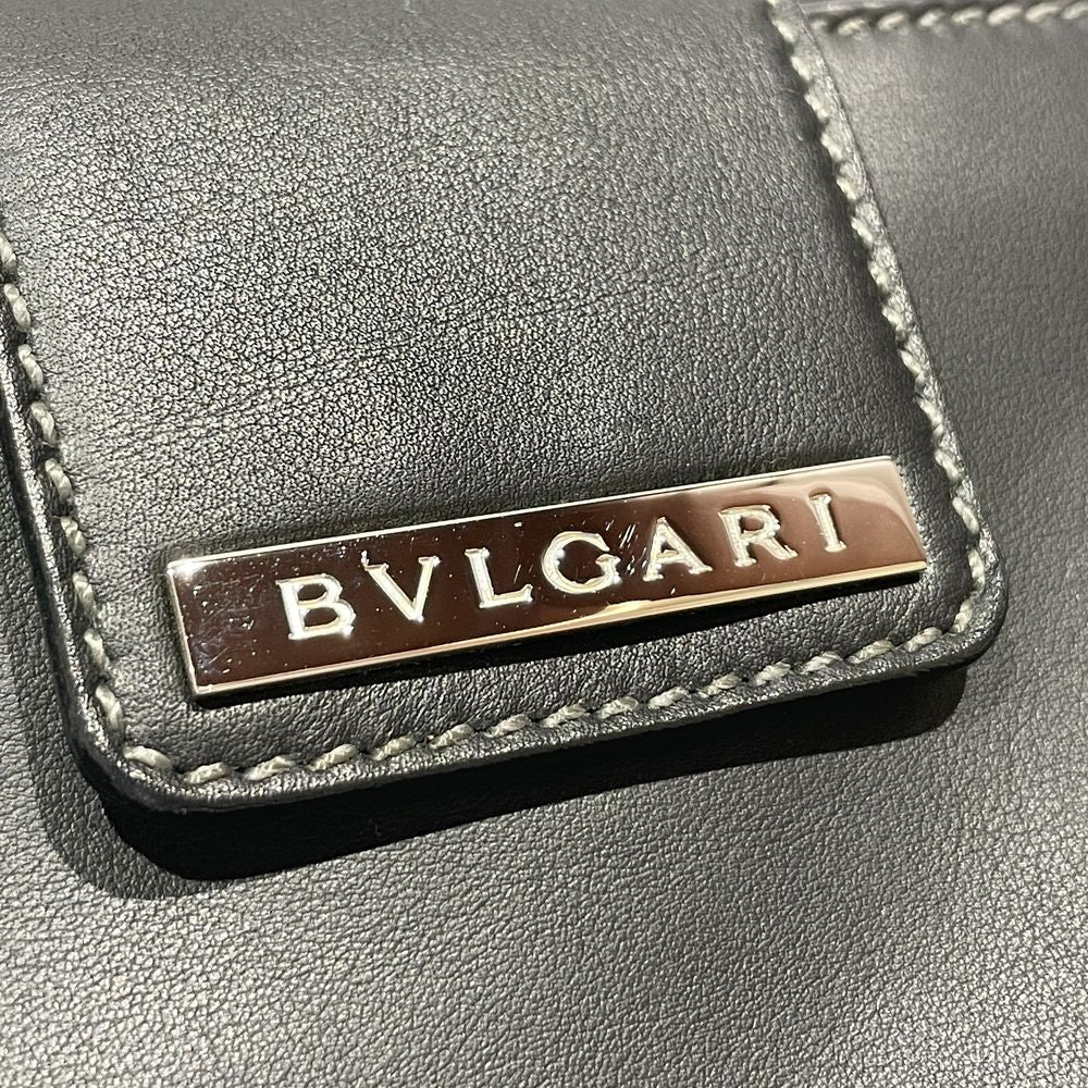 BVLGARI(ブルガリ) ロゴ ミニ 2WAY ハンドバッグ レザー レディース【中古AB】20240713