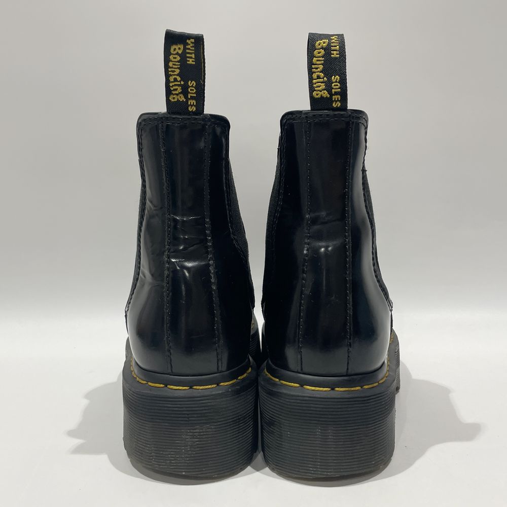 中古B/標準】Dr.Martens ドクターマーチン チェルシー 2976 QUAD 厚底 サイドゴア UK5 レディース ブーツ ブラック 20479845