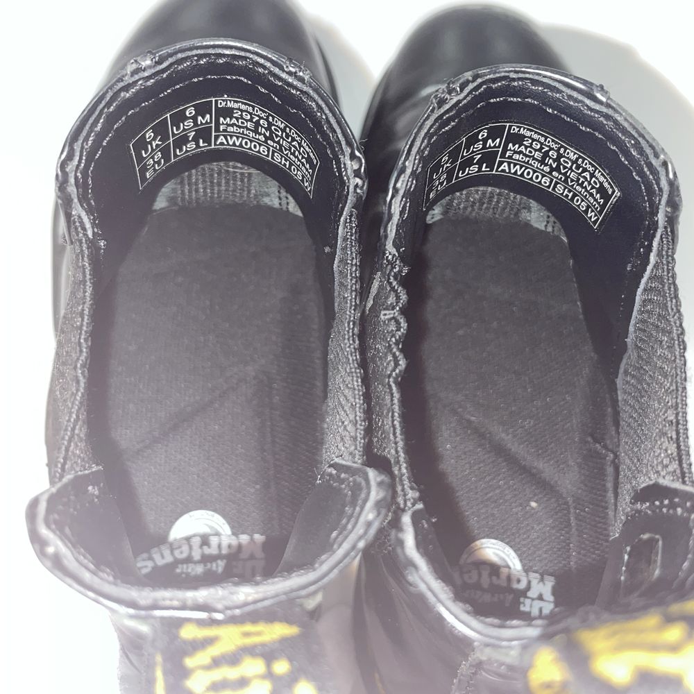 Dr.Martens(ドクターマーチン) チェルシー 2976 QUAD 厚底 サイドゴア UK5 ブーツ レザー レディース【中古B】20240717