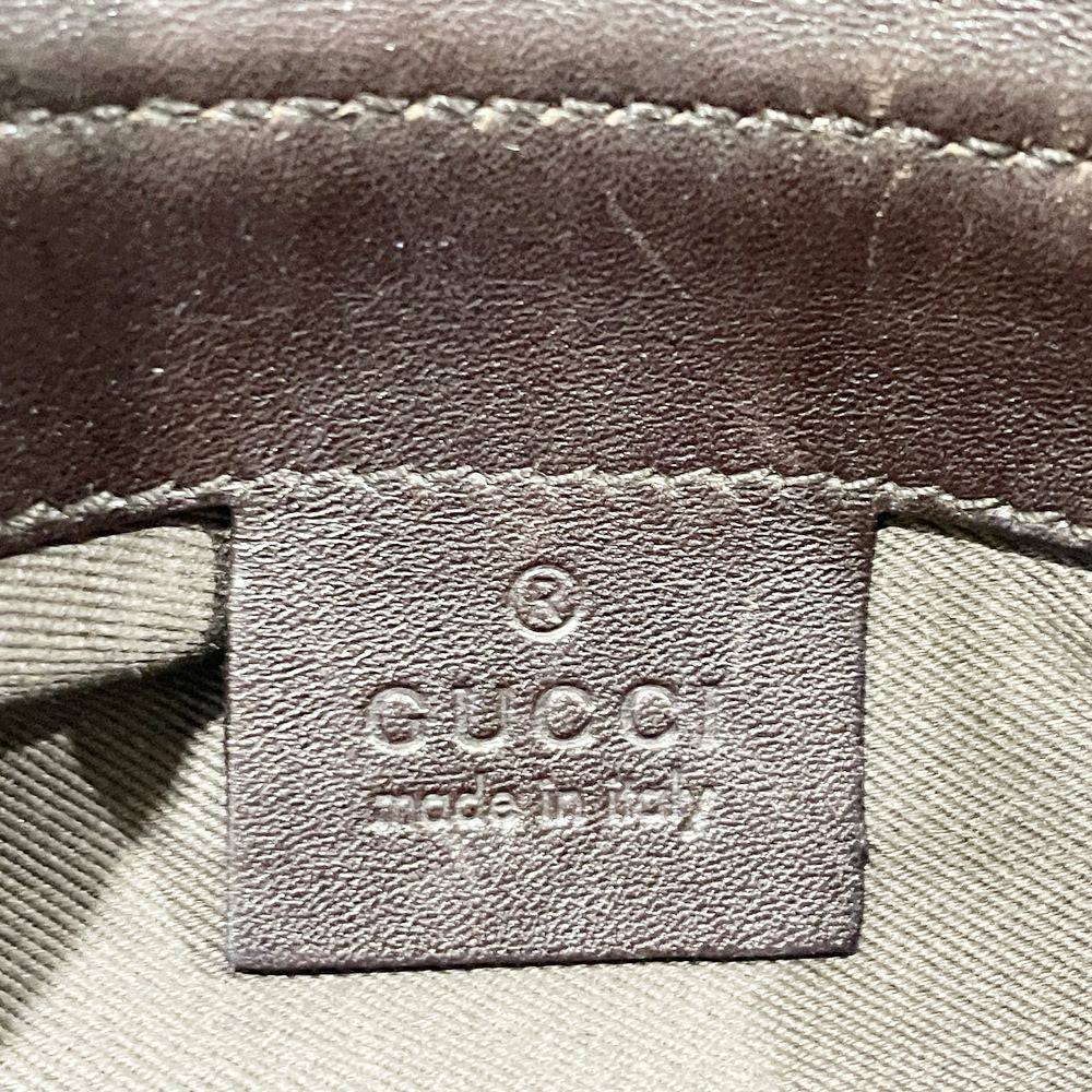 GUCCI(グッチ) ハーフムーン ミニ ヴィンテージ 106688 ウエストバッグ GGキャンバス/レザー レディース【中古B】20240714