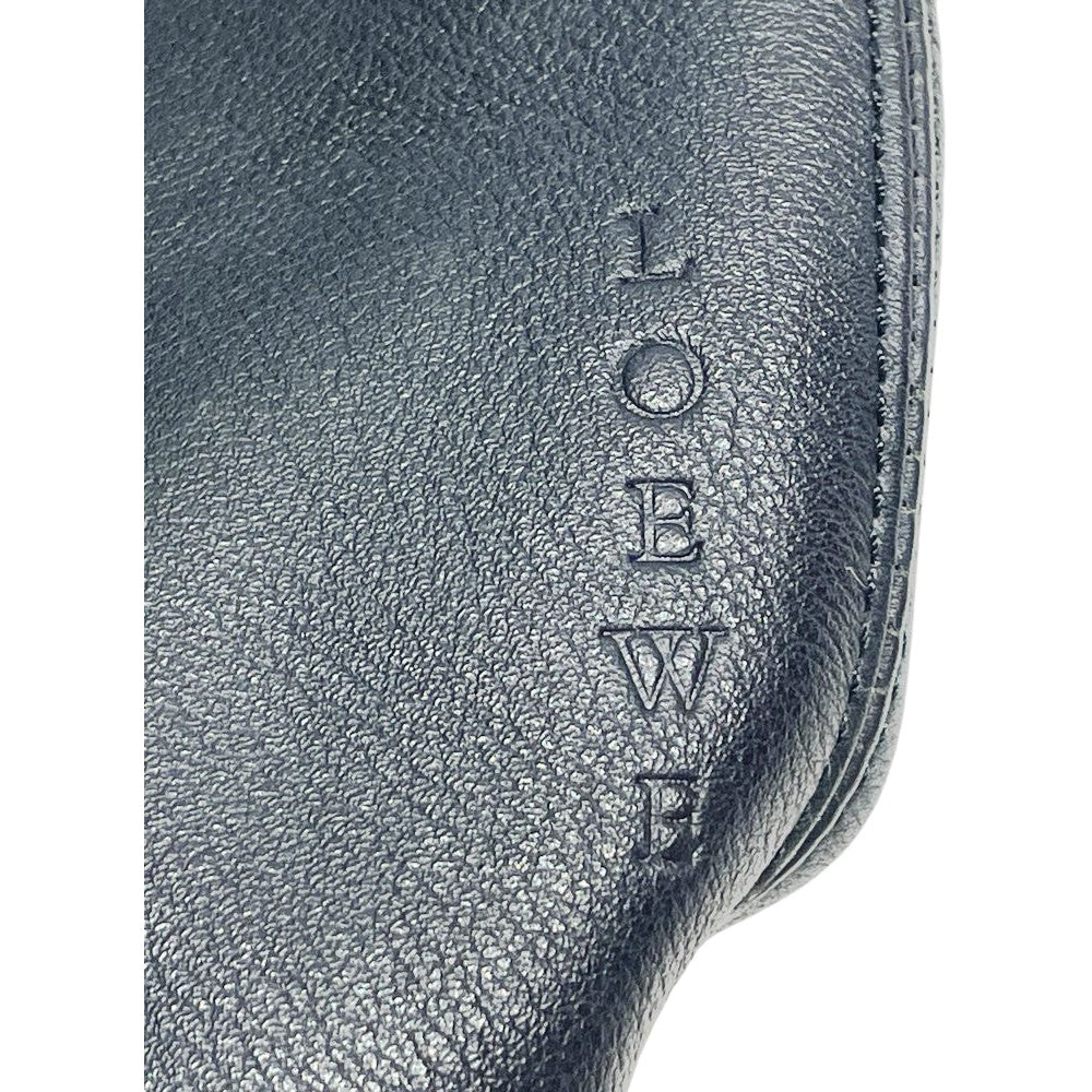 LOEWE(ロエベ) ロゴ ポーチ付き 肩掛け ヴィンテージ ショルダーバッグ レザー レディース【中古B】20240713